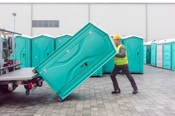Porta potty delivery and setup in Brookville, PA